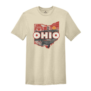 Retro State Of Ohio Shirt, State Of Ohio Shirt, State Shirt, Ohio Shirt, Ohio Lover Shirt, Family Trip Shirt, Travel Shirt