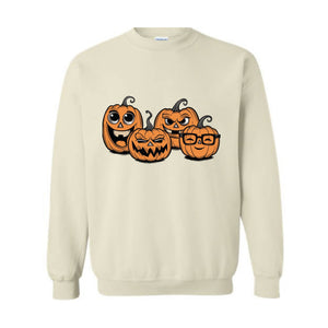 Pumpkin Sweatshirt, Pumpkin Sweater, Spooky HalloweenSweatshirt, Spooky Season, Fall Shirts, Halloween Sweater