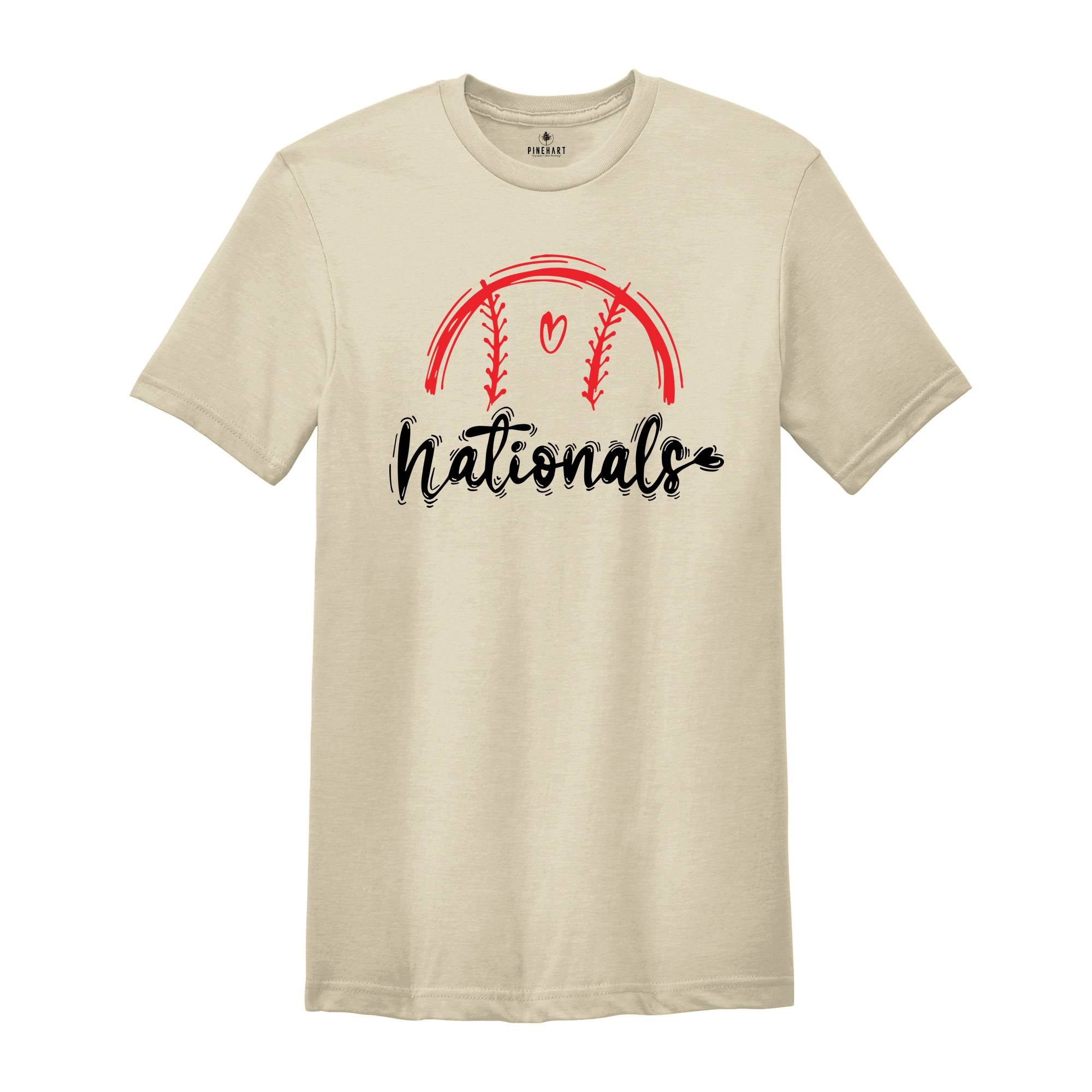 Nationals Mascot Shirt, Team Mascot Shirt, Nationals Team Spirit Tee, Nationals Fan Shirt, Nationals School T-shirt