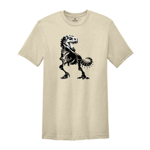 Dinosaur Skull Shirt, Dinosaur Fossil T-Shirt, Dinosaur Skeleton Tee, Paleontology Shirt, Funny Dinosaur Shirt