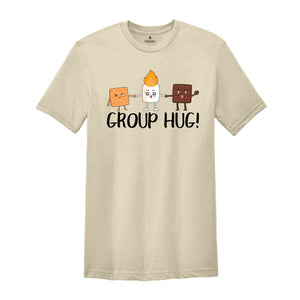 Biscuit Marshmallow And Chocolate Camping Shirt, Toasting Marshmallows T-Shirt, Around The Campfire Shirt, Funny Camping T-Shirt