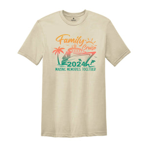 Family Cruise Shirt, Family Matching T-Shirt, Vacation Tee, Family Cruise 2024 Shirt, Beach Vacation Tee, Funny Family Matching Shirt