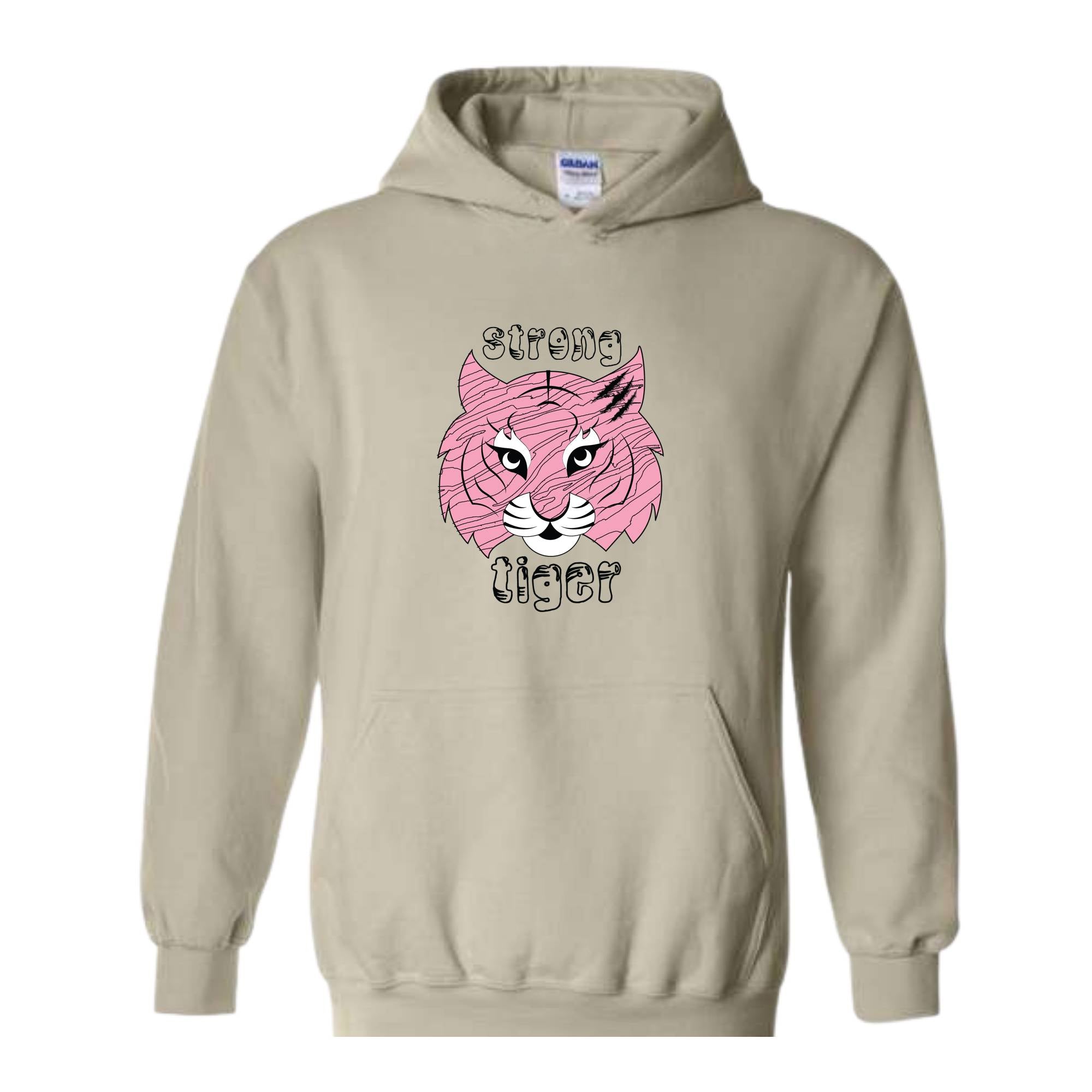 Tiger Sweater, Trendy Sweater, Pink Tiger, Resistance Tiger Sweatshirt, Strong Tiger Sweater, Strong and Resistant Qualities