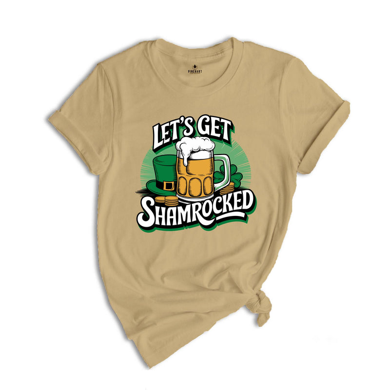 Let's Get Shamrocked Shirt, St Patrick Days Shirt, St Paddy's day Shirt, Shamrock Shirt, Lucky Shirt, Irish Shirt, Saint Patrick's Day