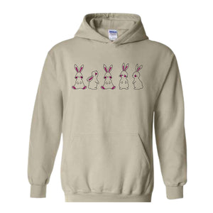 Cute Bunnies Hoodie, Bunny Lover Hoodie, Cute Easter Hoodie, Cute Spring Hoodie, Happy Easter Hoodie, Bunny Mom Hoodie