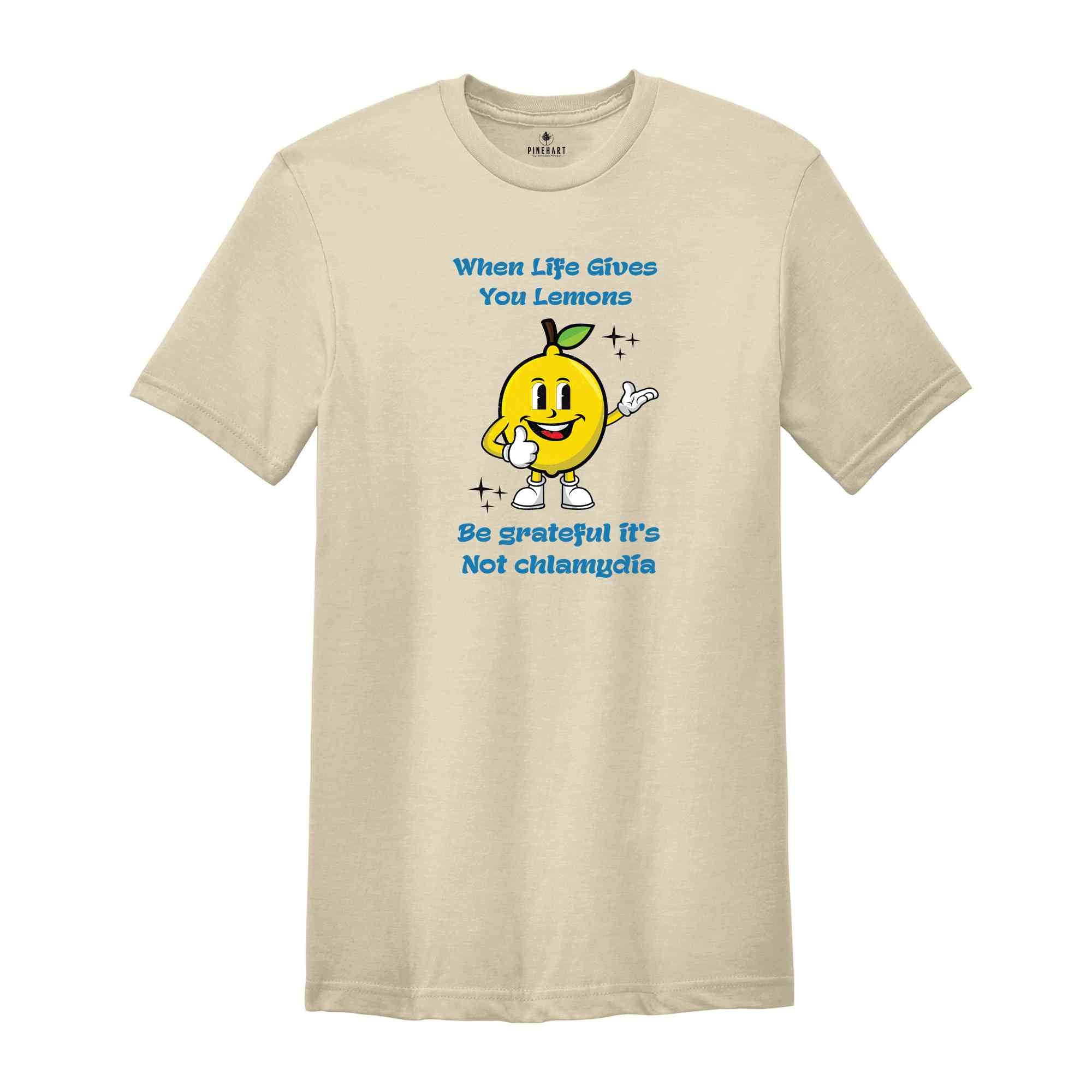 When life gives you lemons shirt, Funny sarcastic tee, Funny quote shirt, 90s vintage tee, Retro funny shirt