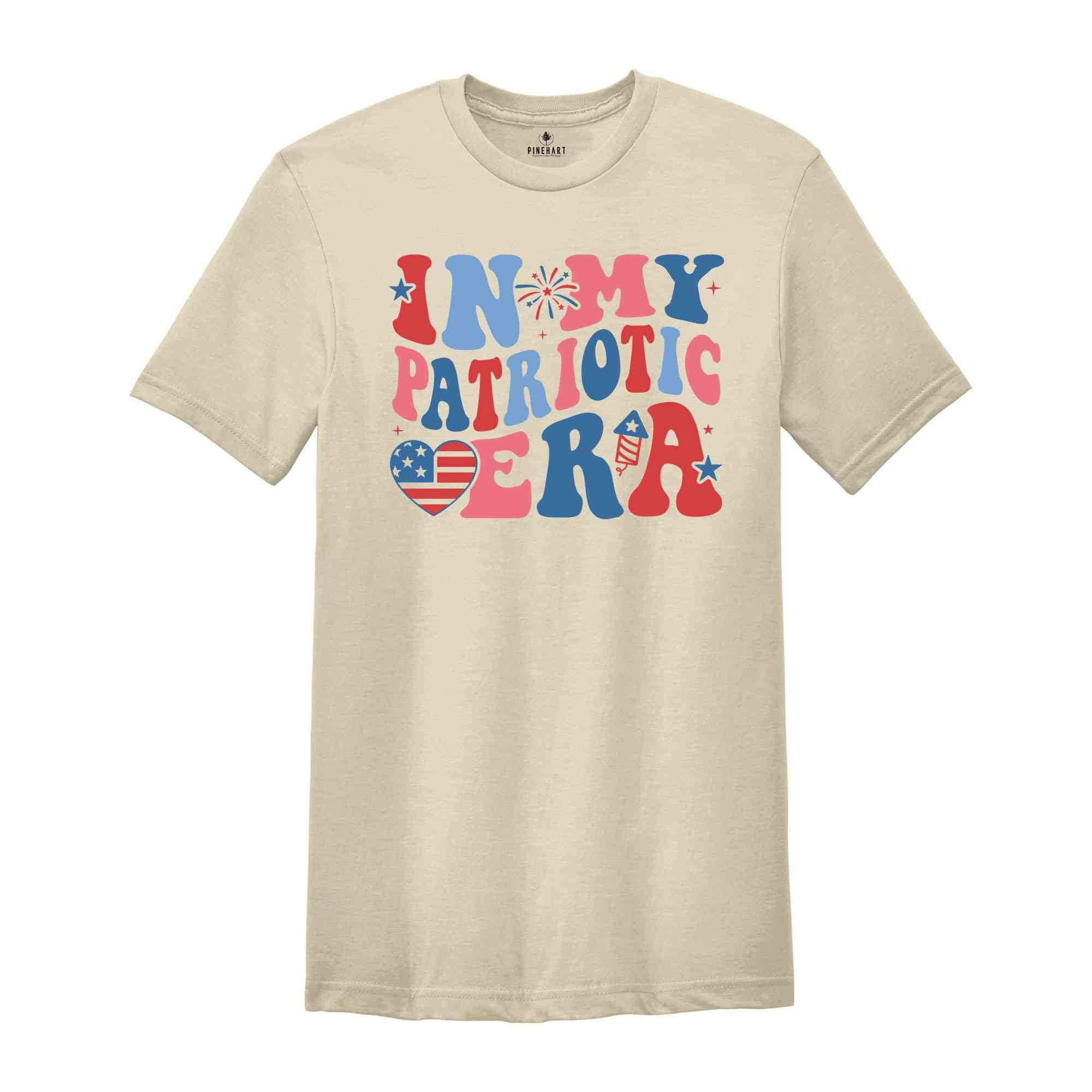 American Patriotic Shirt, In My Patriotic Era Shirt, Fourth Of July Shirt, Independence Day Shirt, July 4th Shirt, Red White Blue Shirt