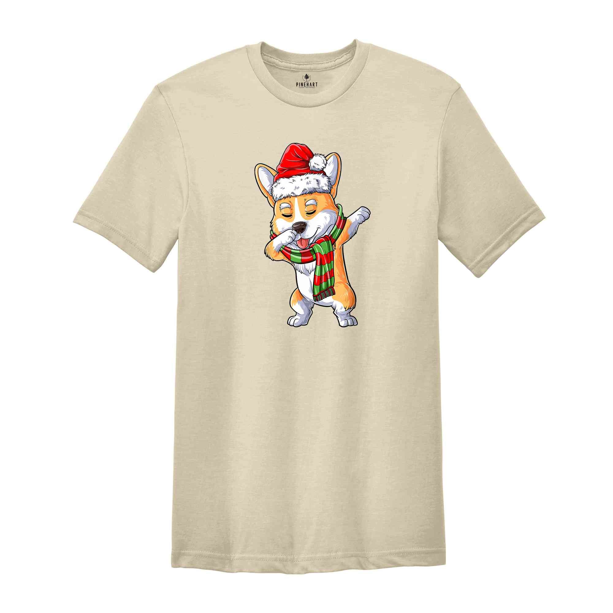 Christmas Corgi Dabbing Shirt, Funny Christmas Shirt, Dog Lover Shirt, Animal Lover Shirt, Christmas Gift, Fur Friends Shirt