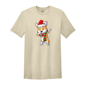 Christmas Corgi Dabbing Shirt, Funny Christmas Shirt, Dog Lover Shirt, Animal Lover Shirt, Christmas Gift, Fur Friends Shirt