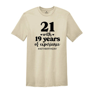 Funny 40th Birthday Shirt, 40th Birthday Tee, Vintage 1984 Shirt, Birthday Trip Shirt, Birthday Gift