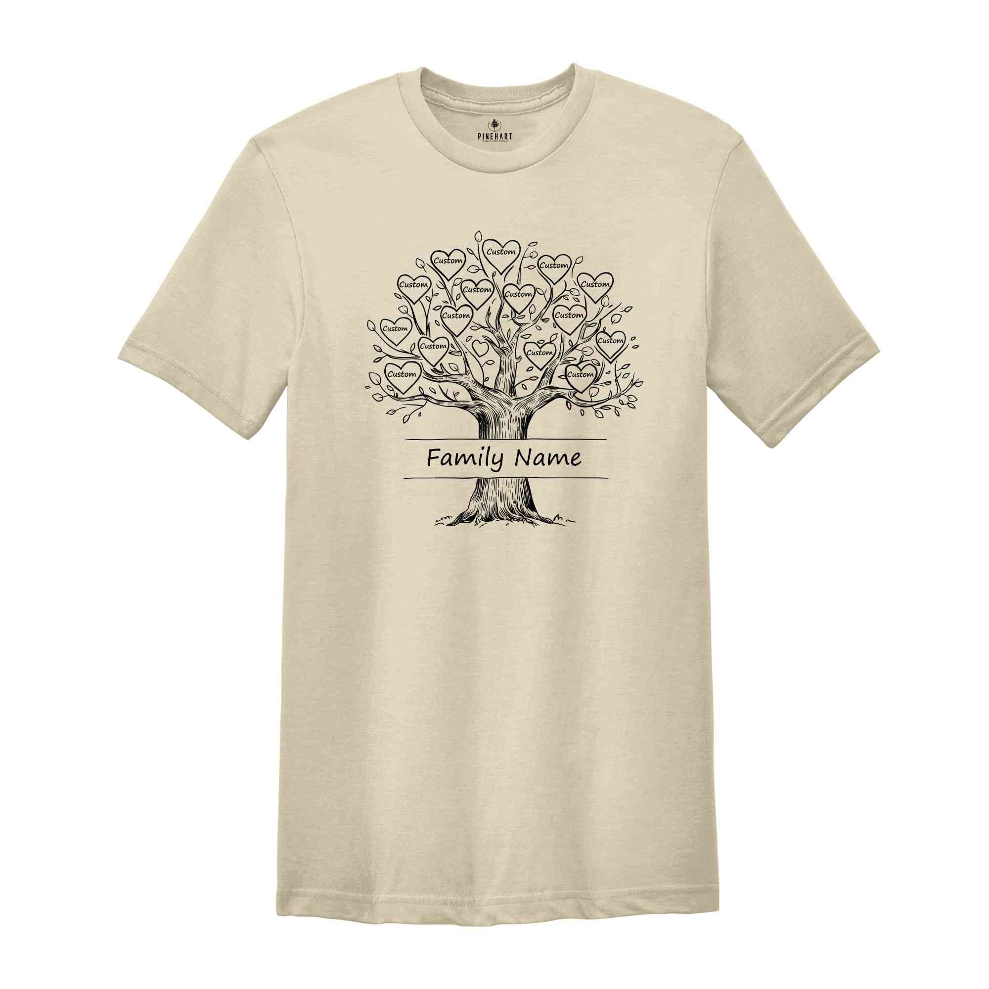 Custom Family Tree Shirt, Personalized Gifts, Family Reunion Shirts, Customized Reunion Gifts, Birthday Party Gifts, Matching Cousins Shirts