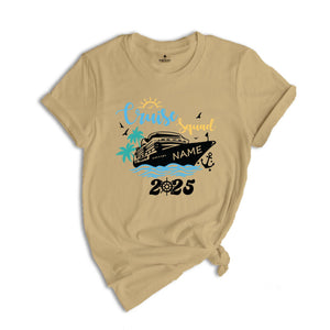 Custom Cruise Squad 2025 T-Shirt, Custom Cruise Squad Shirt, Custom Cruise Squad, Family Cruise Trip, Cruise Squad 2025