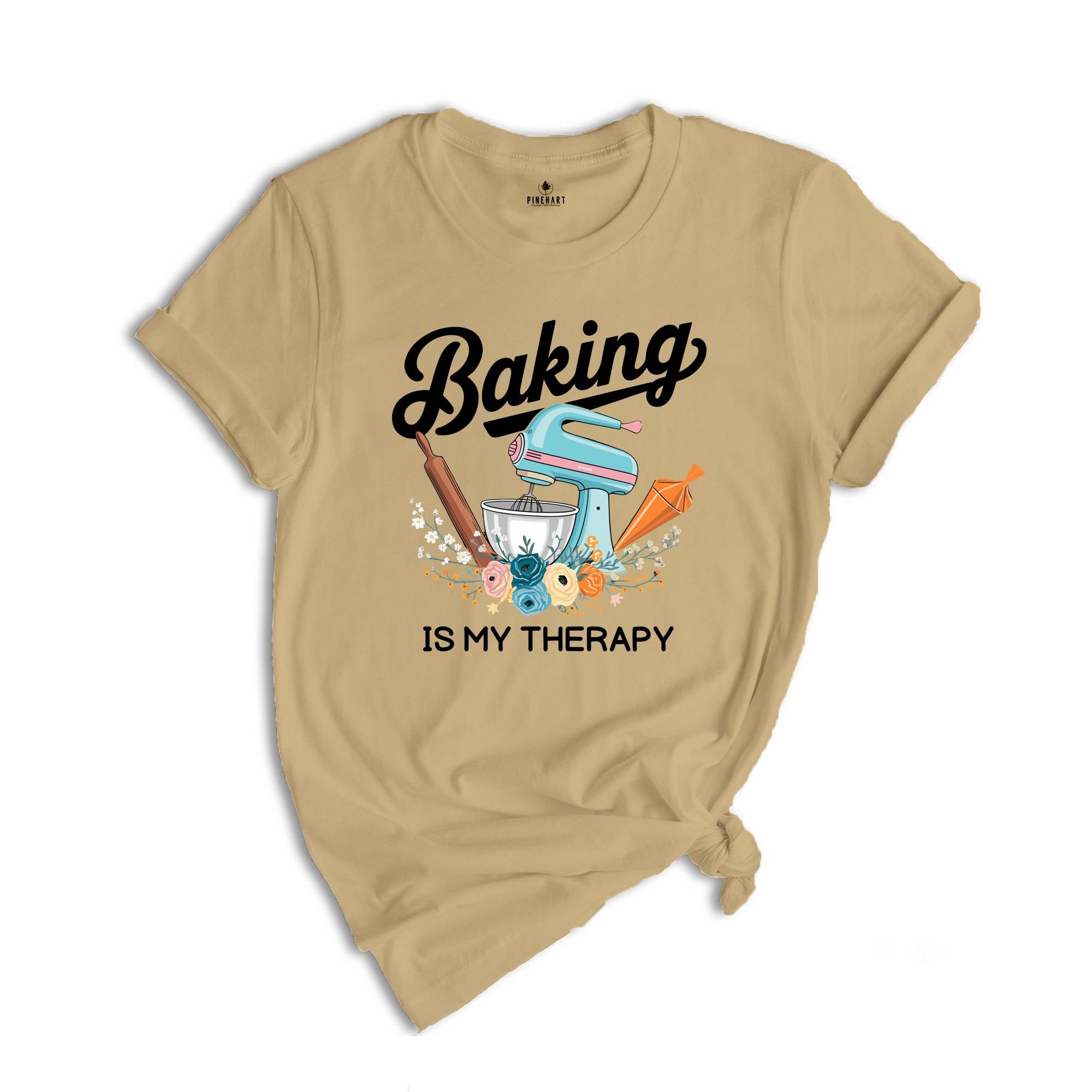 Baking Is My Therapy Shirt, Baking Women Shirt, Baking Shirt, Funny Baker Shirt, Chef Gifts Shirt, Cute Baking Shirt, Baker Shirt