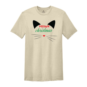 Meowy Christmas Shirt | Christmas Sweater | Cute Cat Sweater | Cat Lover Shirt | Christmas Dog Sweatshirt | Gifts For Cat Lover