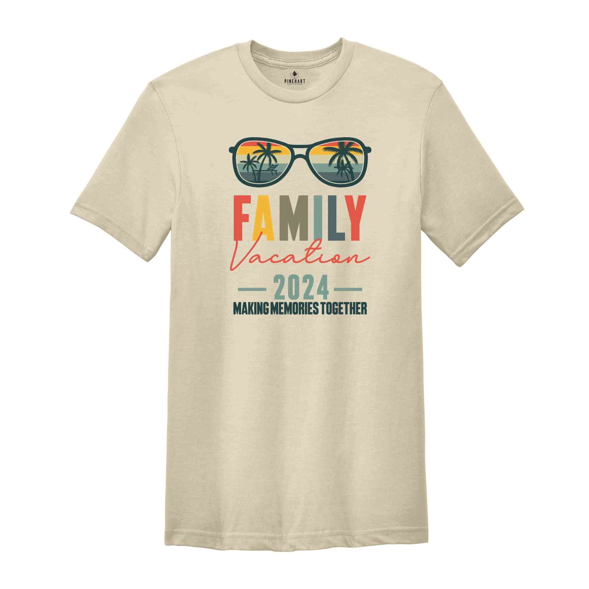 Family Vacation 2024 Making Memories Together Shirt, Family Trip Shirt, Family Beach Trip Shirt, Family Vacation Shirt, Vacation Shirt