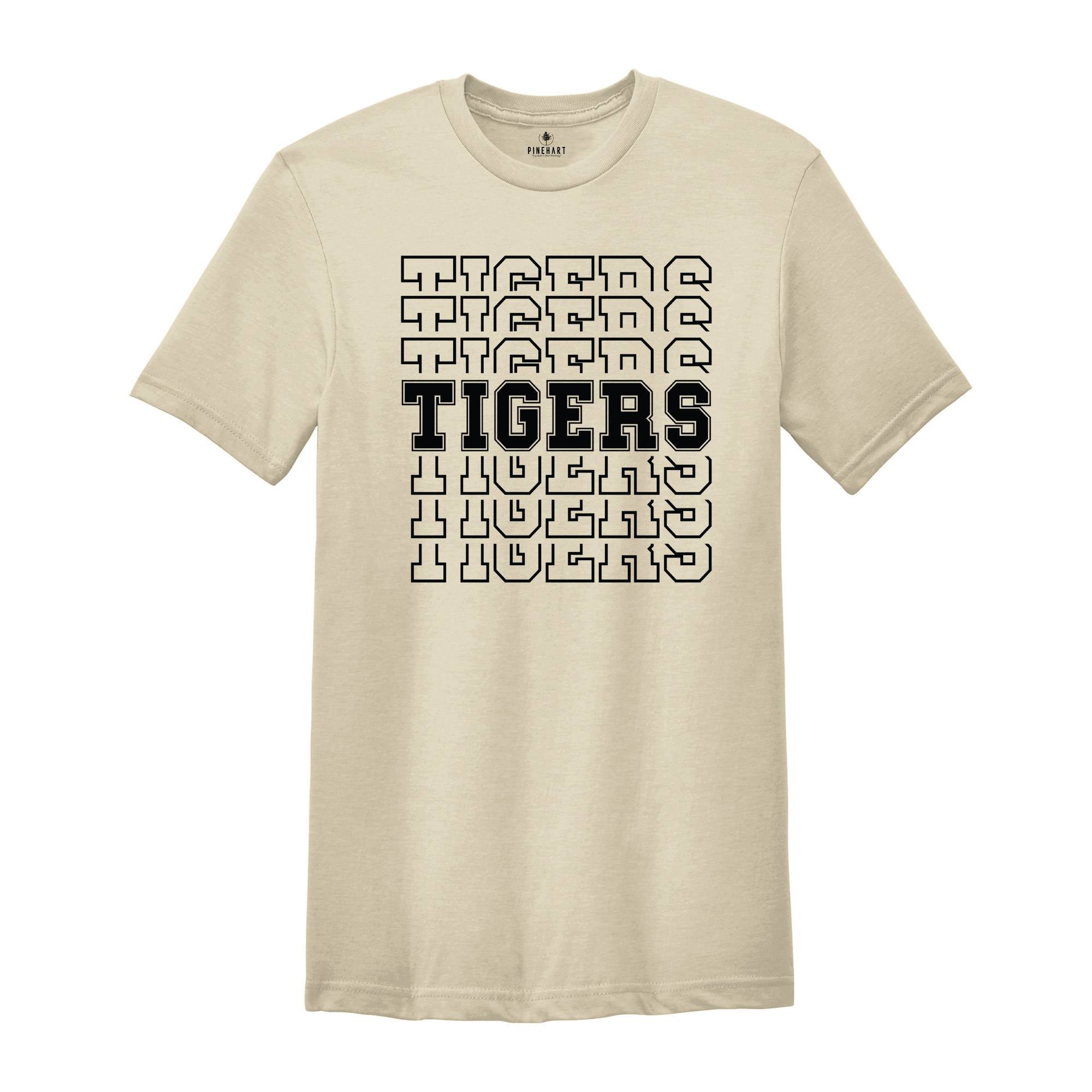 Team Mascot Shirt, Tigers Team Shirt, Tigers Football Shirt, Tigers Fan Shirt, Tigers School Spirit, Tigers Mom Shirt