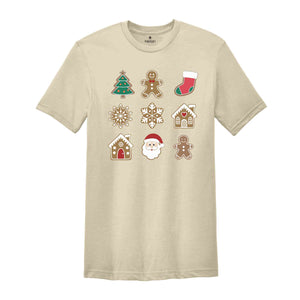 Christmas Gingerbread Shirt, Cute Christmas Shirt, Gingerbread Man Shirt, Holiday Shirt, Winter Shirt, Gift for Baker Christmas