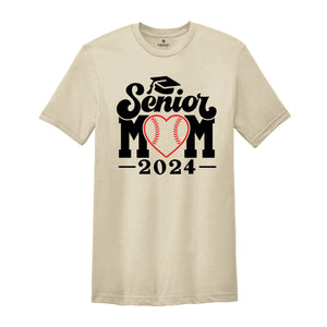 Baseball Senior Mom 2024 T-Shirt, Graduation 2024 Shirt, Senior Shirt, Graduation Shirt, Baseball Mom Shirt, Class of Shirts, Baseball Lover