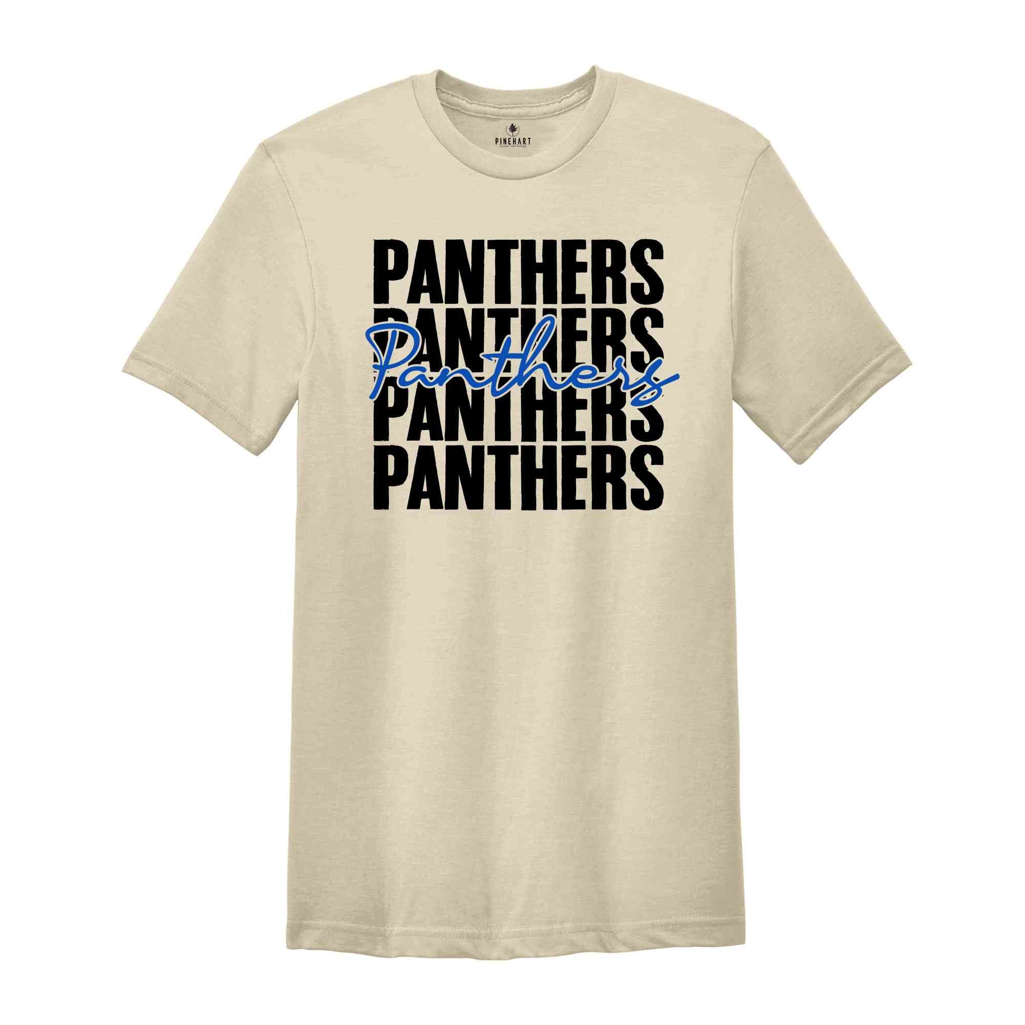 Panthers Team Shirt, Team Mascot Shirt, Panthers Team Spirit Shirt, Panthers Fan Shirt, Panthers School Shirt, Panthers School Spirit