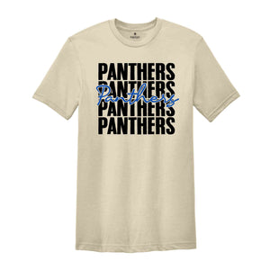 Panthers Team Shirt, Team Mascot Shirt, Panthers Team Spirit Shirt, Panthers Fan Shirt, Panthers School Shirt, Panthers School Spirit