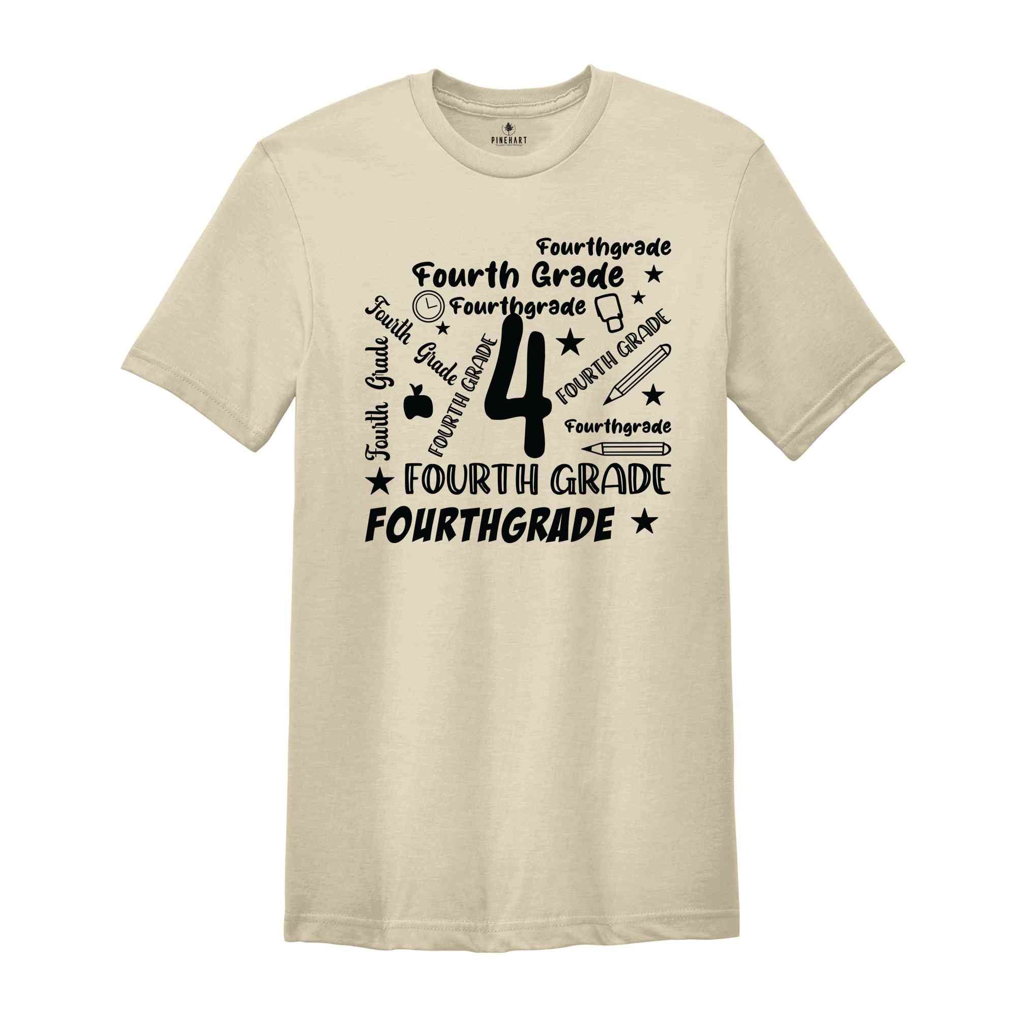 4th Grade Shirt, Fourth Grade Shirt, School Team Shirt, Grade Shirt, Teacher Shirt, Grade Teacher Shirt, Teacher Life Shirt, Teacher Gift