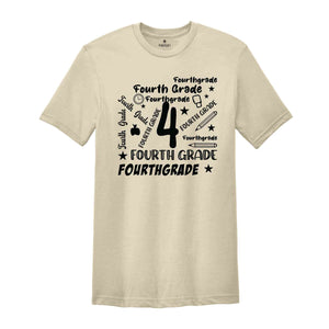 4th Grade Shirt, Fourth Grade Shirt, School Team Shirt, Grade Shirt, Teacher Shirt, Grade Teacher Shirt, Teacher Life Shirt, Teacher Gift