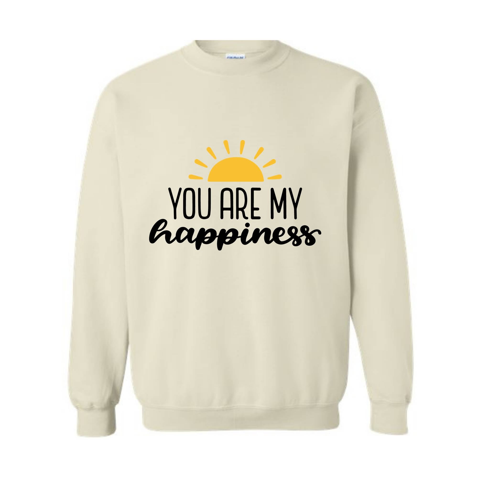 You Are My Happiness Sweatshirt, Motivational Sweater, Inspirational Pullover, Positive Crewneck, Positive Saying, Pride Sweater