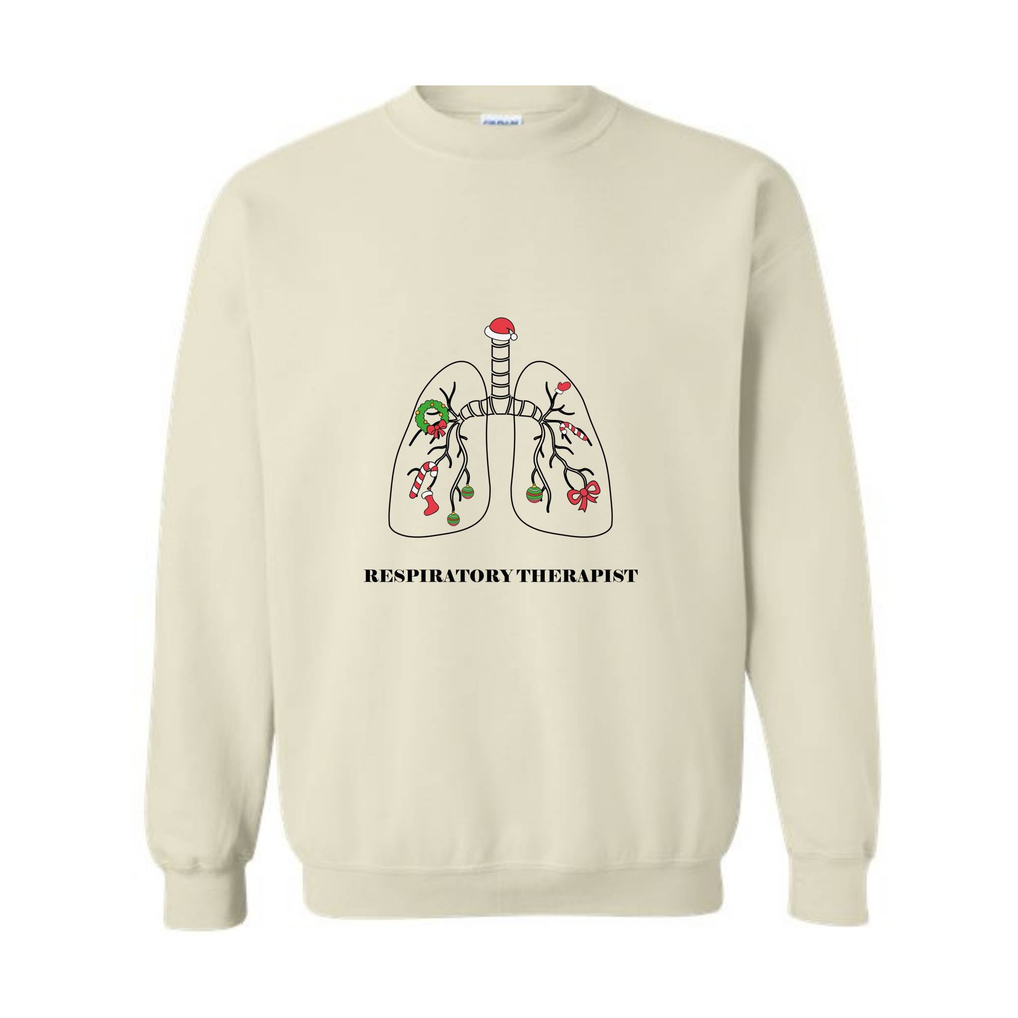 Respiratory Therapist Christmas Sweatshirt, RT Chrismas, RT Gift, RT Christmas Outfit, Pulmonologist Sweatshirt, Pulmonologist Gift