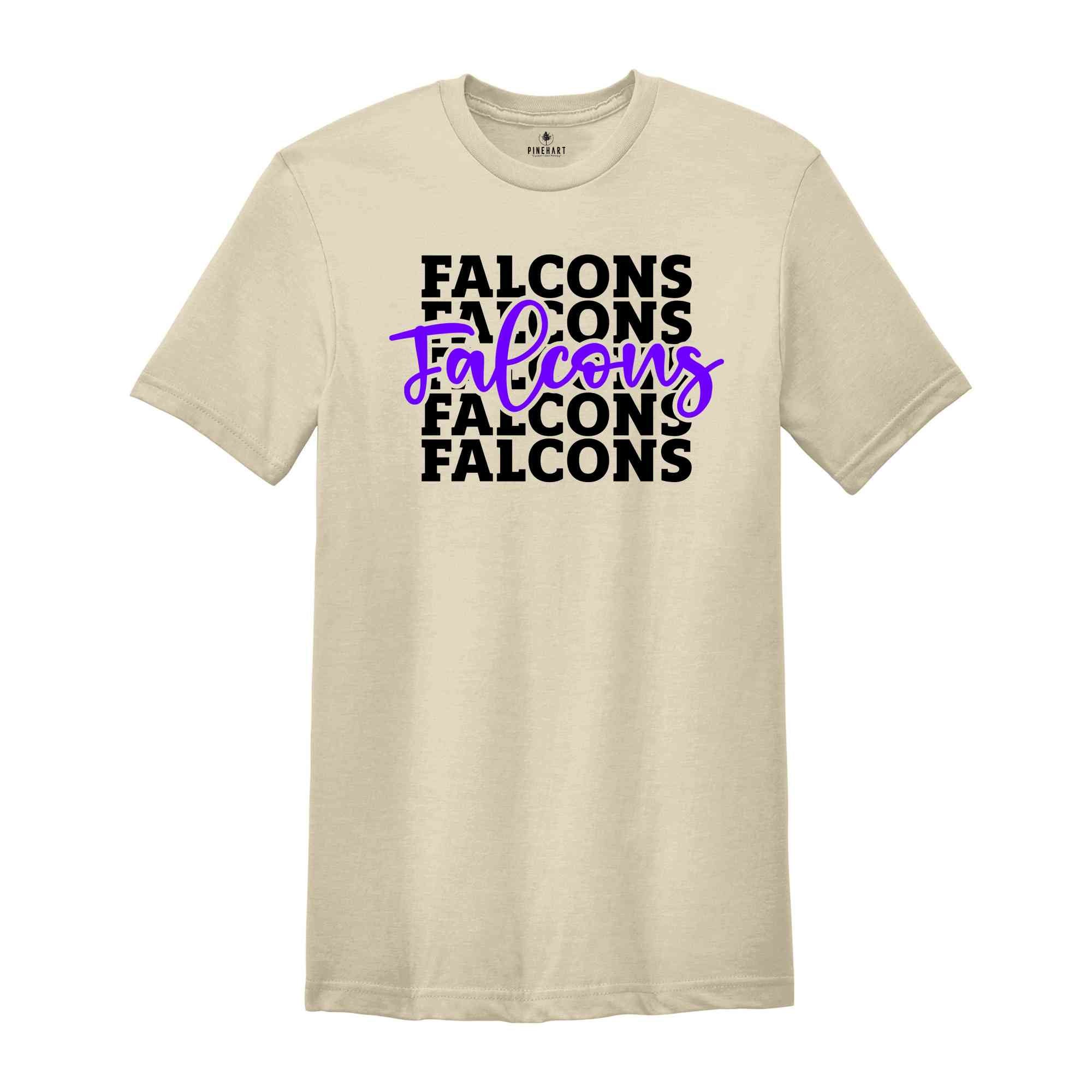 Team Mascot Shirt, Falcons Team Shirt, Falcons Team Spirit Shirt, Falcons Fan Shirt, Falcons School Shirt, Falcons School Spirit