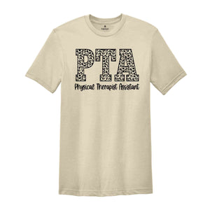 Physical Therapist Assistant Tee, Therapist Student Shirt, Pocket PTA Shirt, Physiotherapy Shirt, Physical Therapist Tee