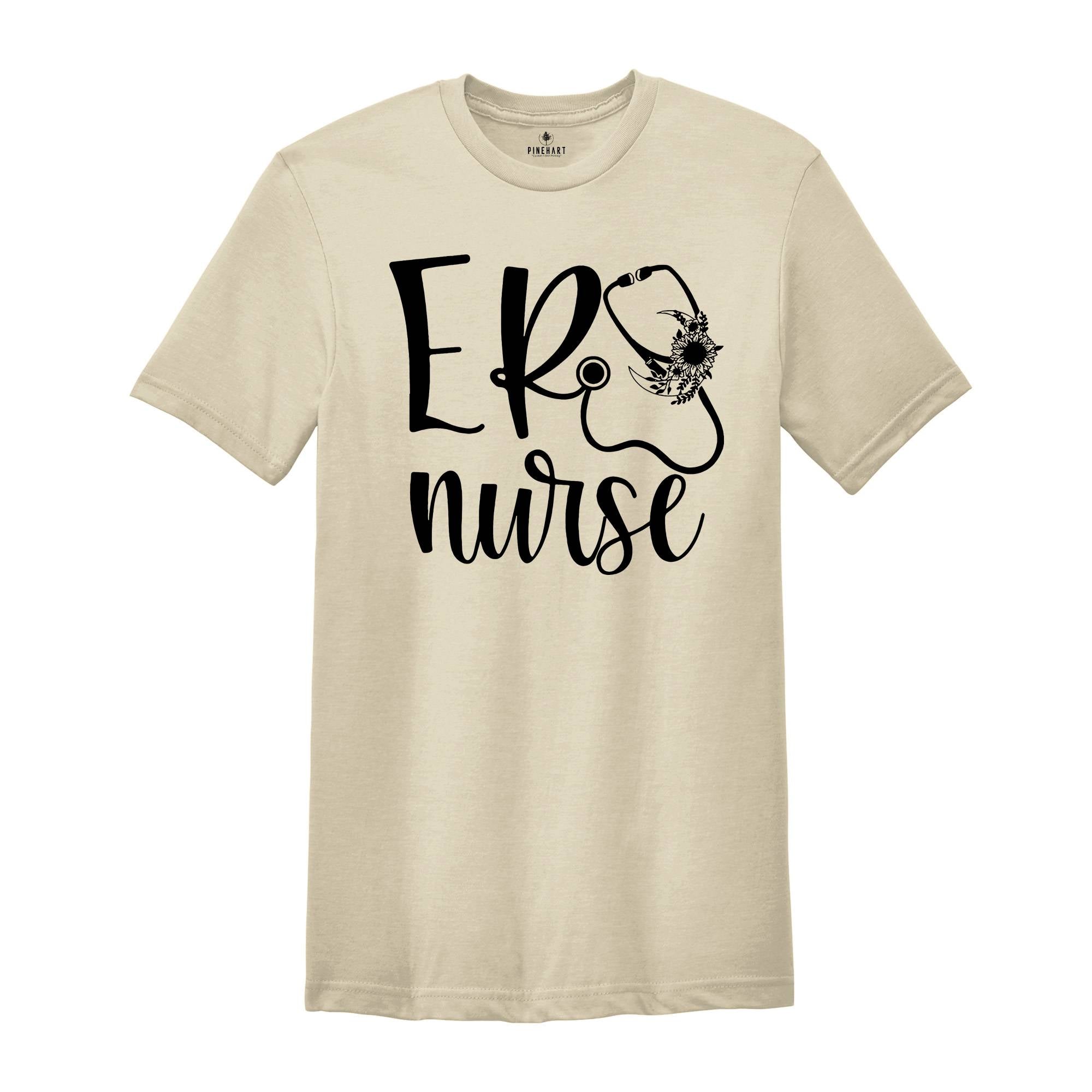 ER Nurse Shirt, Emergency Registered Nurse Tee, Nurse Shirt, New Grad Tee, Nurse Grad Gift, Emergency Medicine ER Shirt