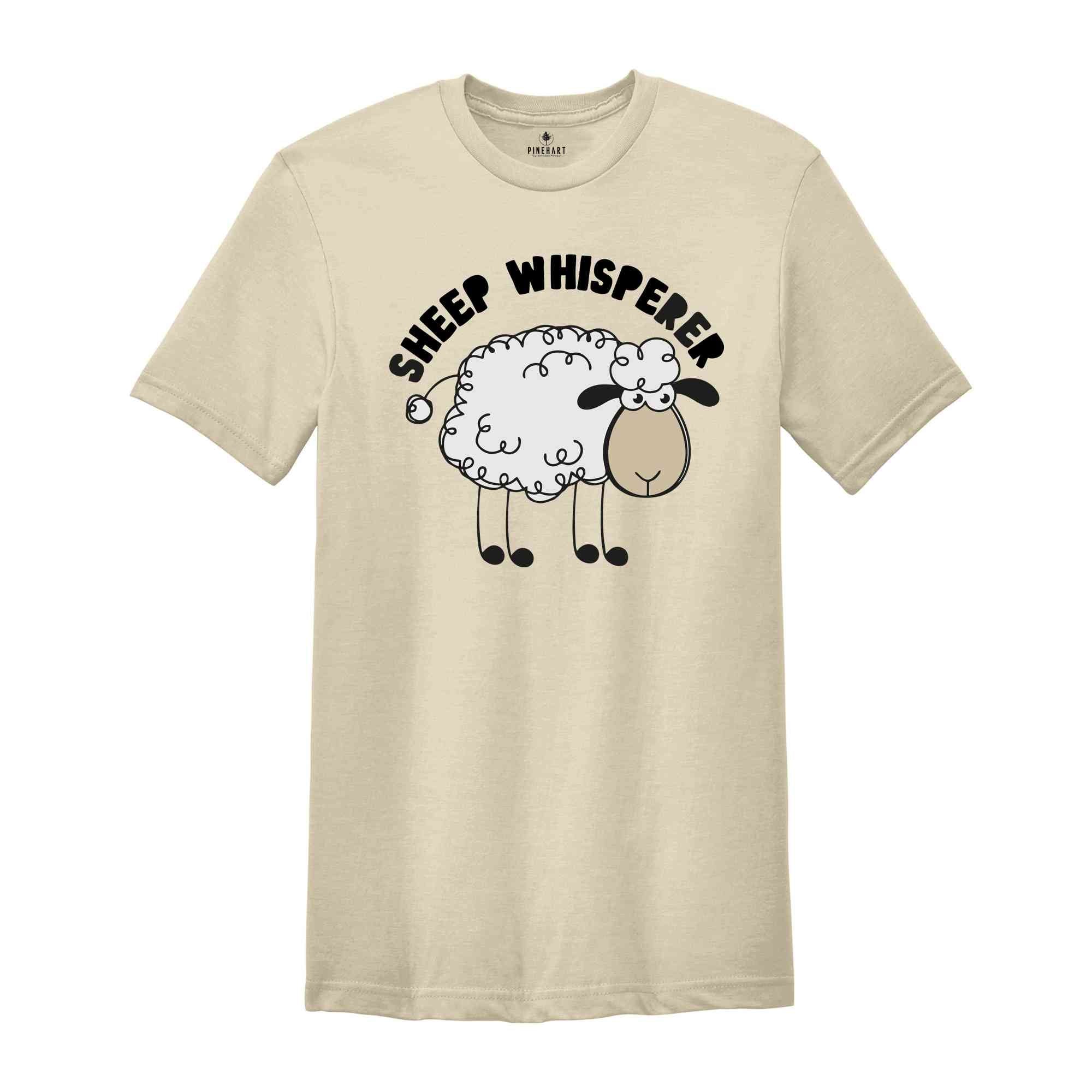 Sheep Whisperer Shirt, Funny Sheep Shirt, Sheep Gifts, Sheep Owner Shirt, Cute Sheep Shirt, Sheep Farmer Gift, Sheep Lovers Gifts Word coun