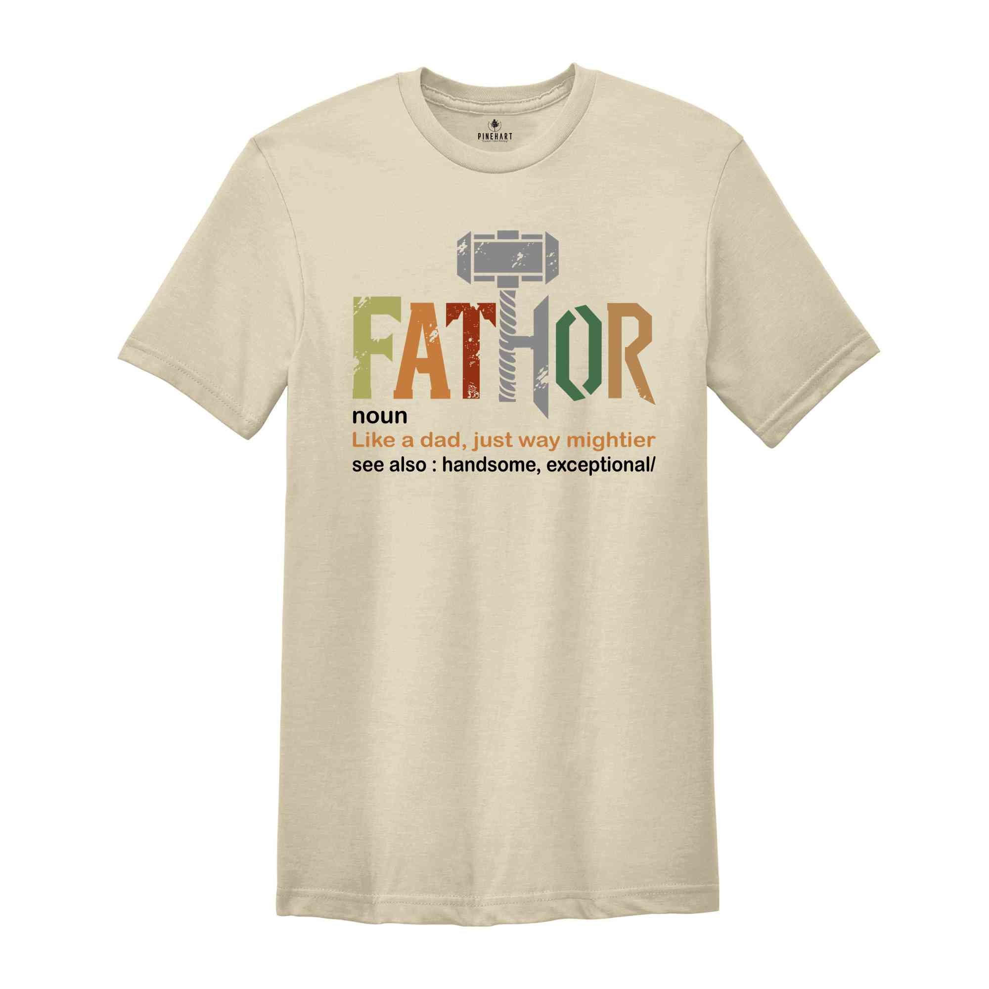 Fathor Shirt, Dad shirt, Superhero Dad Shirt, Father Shirt, Cool Father Shirt, Super Dad Shirt, Gift For Father