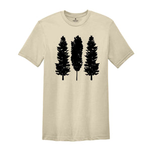 Pine Tree Shirt, Pine Tree T Shirt, Camping Shirt, Hiking Shirt, Adventure Shirts, Nature Lover Gift, Outdoors Shirt, Nature Tee