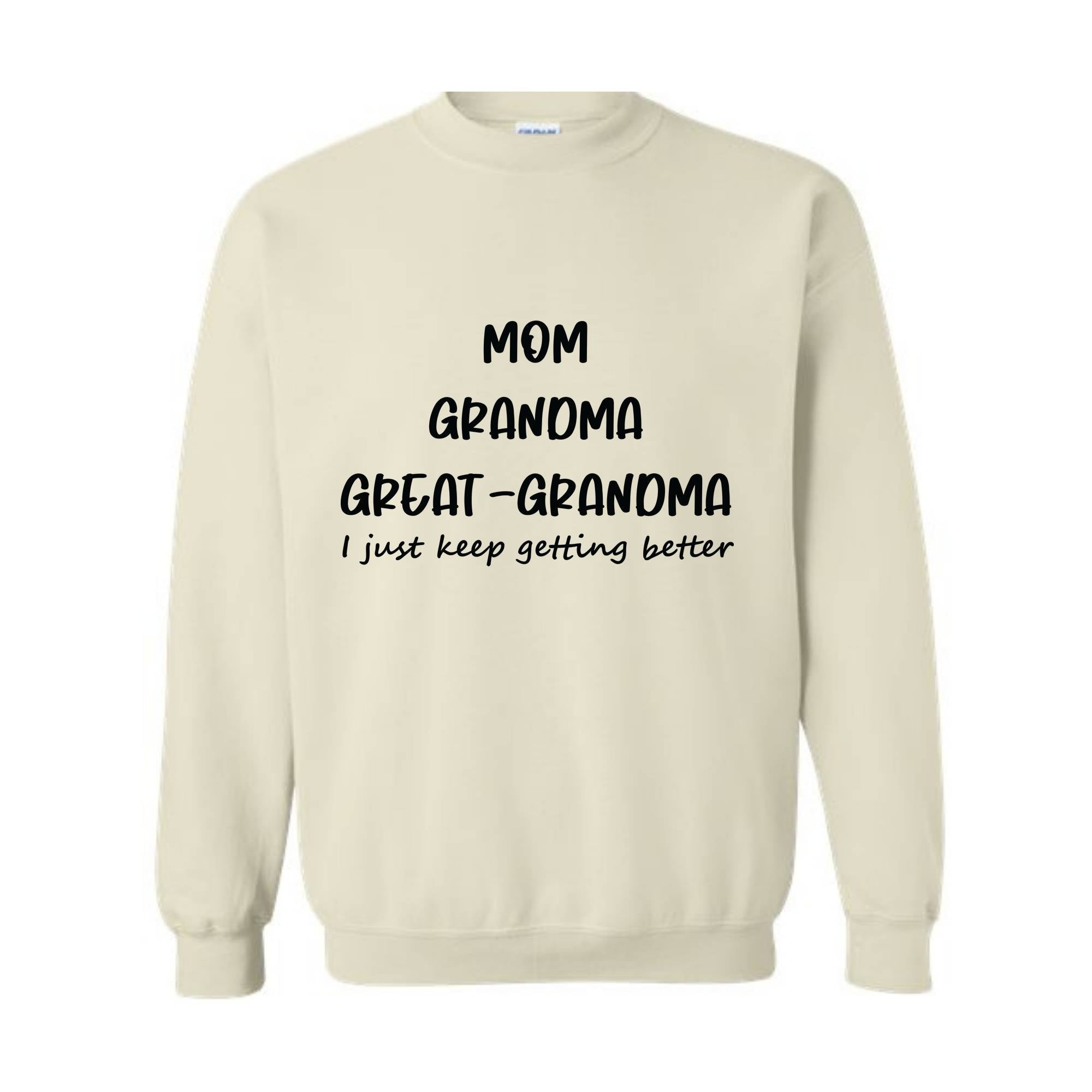 Mom Grandma Sweatshirt, Mom Grandma Great Grandma Sweater, Grandma Gift, Mother's Day Sweater, Mother's Day, Pregnancy Announcement Sweater