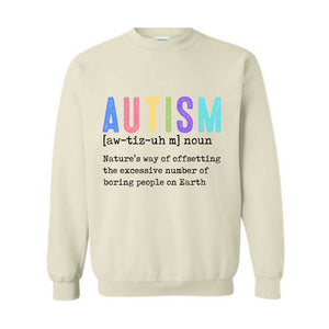 Autism Definition Sweatshirt, Retro Autism Sweatshirt, Autism Mom Sweatshirt, Autism Book lover, Autism Awareness Sweatshirt