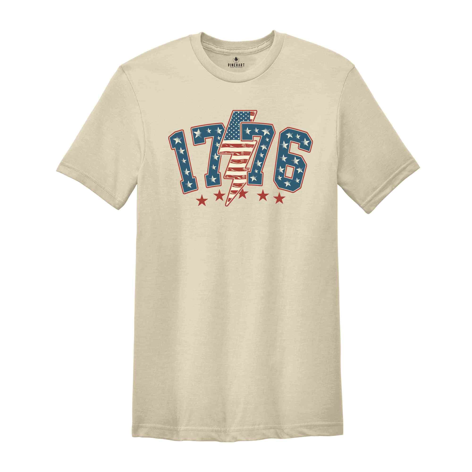 1776 Usa Flag Shirt, Patriotic Labor Day Shirt, Fourth of July American History Shirt, 1776 Independence Day Shirt Fourth of July Shirt