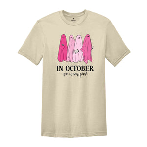 Halloween Mean Girls Shirt, On Wednesday We Wear Pink Ghost Shirt, Mean Girls Ghost Shirt, Pink Ghost Shirt, Mean Girls Halloween