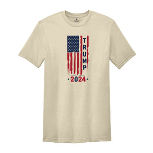 Trump 2024 Flag Shirt, Trump 2024 Shirt, Political Shirt, Republican Shirt, Trump Shirt, Elections Shirt, 2024 Elections Trump Shirt