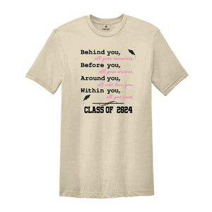 Graduation Saying Class of 2024, Senior 2024 Shirt, Class Of 2024 Shirt, Graduation T-Shirt, Graduation Party, Senior Squad