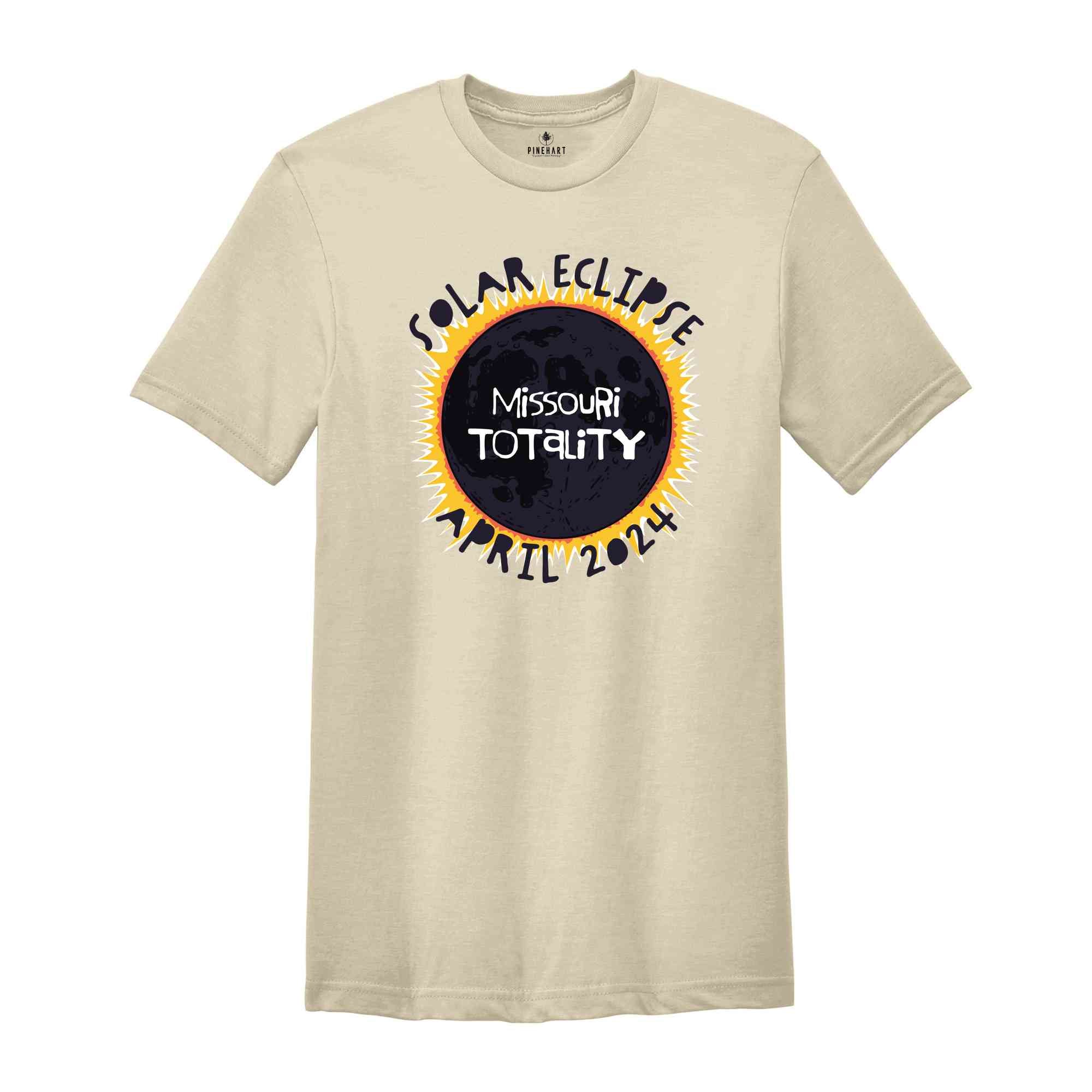 Missouri Totality Shirt, Missouri Total Solar Eclipse Shirt, Celestial Shirt, Eclipse Event 2024 Shirt, April 8th 2024