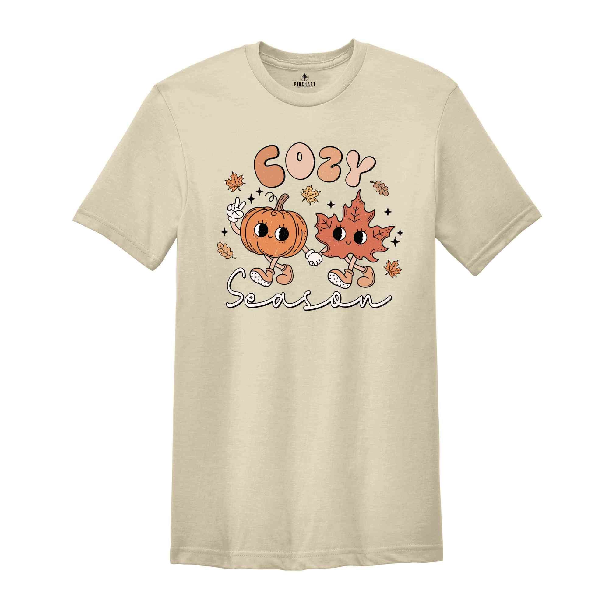 Cozy Season Shirt, Cute Fall Shirt, Fall Shirt Gift, Autumn Shirt, Hello Fall Shirt, Tis The Season Shirt, Fall Pumpkin Shirt