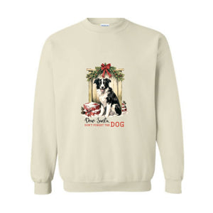 Dear Santa Don't Forget The Dog Sweatshirt, Christmas Sweatshirt, Christmas Gifs, Dog Sweatshirt, Santa Claus Sweatshirt