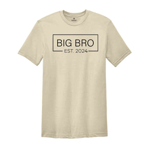 Big Brother Shirt, Big Bro Shirt, Promoted To Big Bro, Big Bro Est 2024, Big Brother Gift, Baby Announcement, Promoted Brother Tee