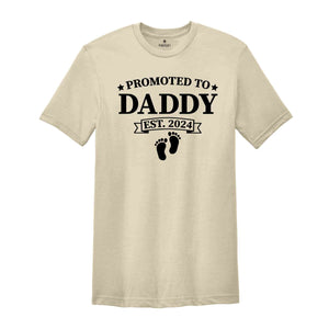 Baby Announcement, Promoted to Mommy and Daddy Est 2024, New Mother Shirt, New Father Shirt, New Parents Shirt, New Mommy Tee