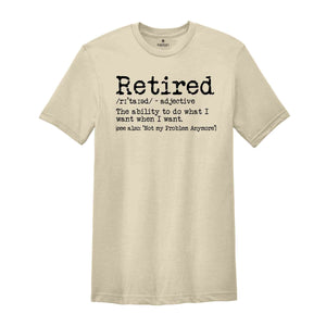 Funny Retired Shirt, Retirement Party Shirt, Funny Retired T-Shirt, Retired Party T-Shirt, Humorous Shirt, Offically Retired