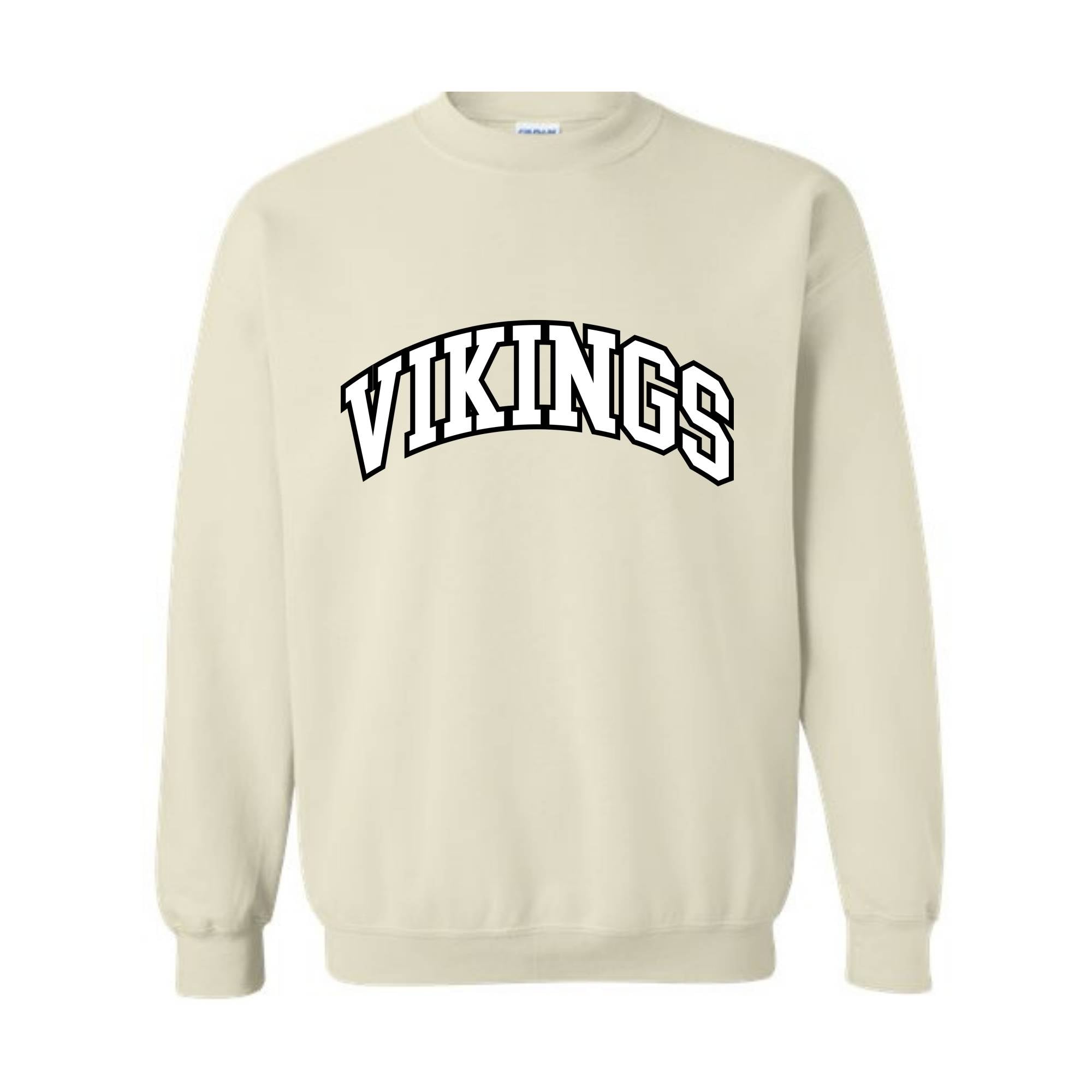 Vikings Football Team Sweatshirt, Go Vikings Sweatshirt, Leopard Go Vikings Tee, Vikings Mascot Sweatshirt, Vikings Cheer Tee