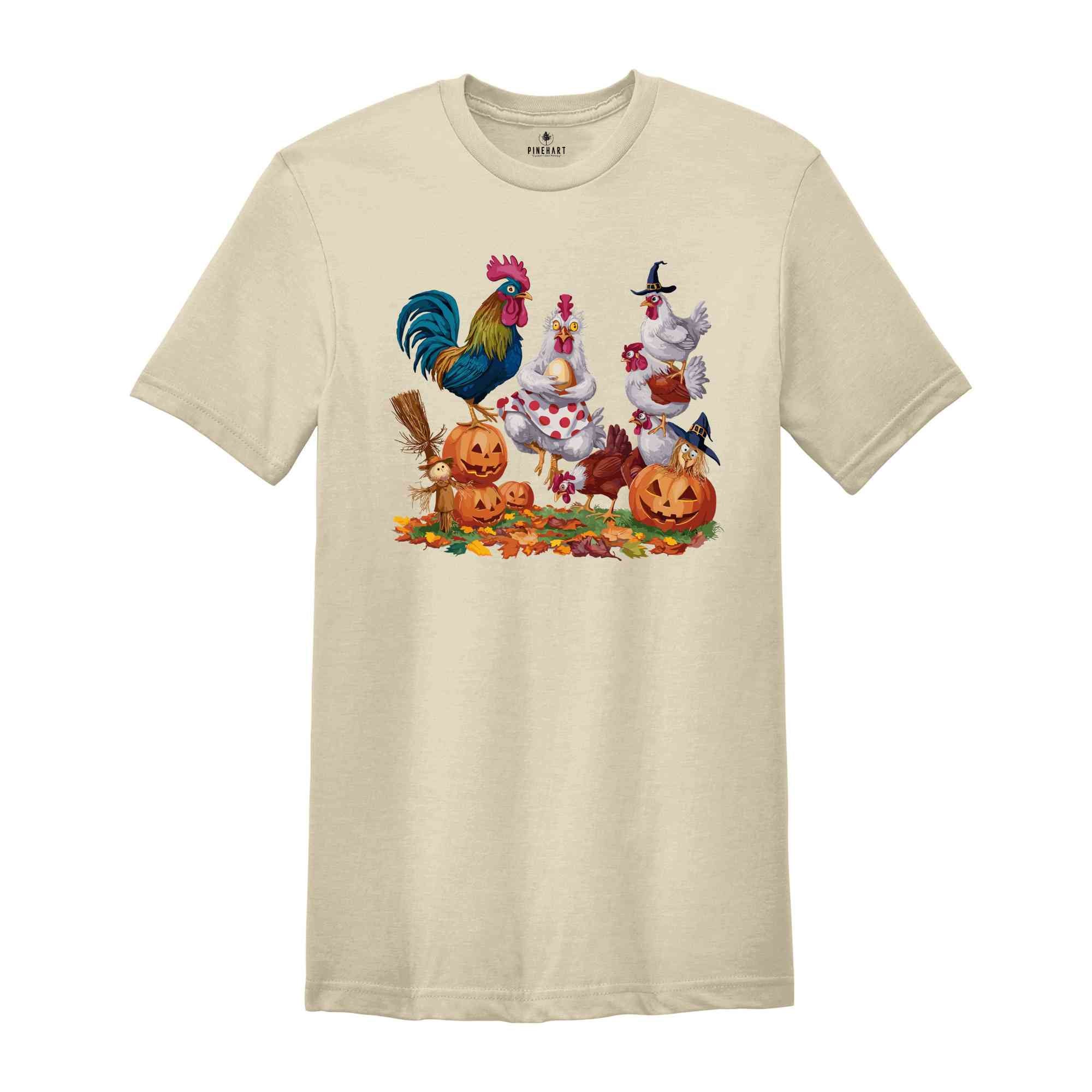 Halloween Chicken Shirt, Funny Halloween Shirt, Retro Halloween Shirt, Retro Fall Shirt, Halloween Western Shirt, Halloween Tee