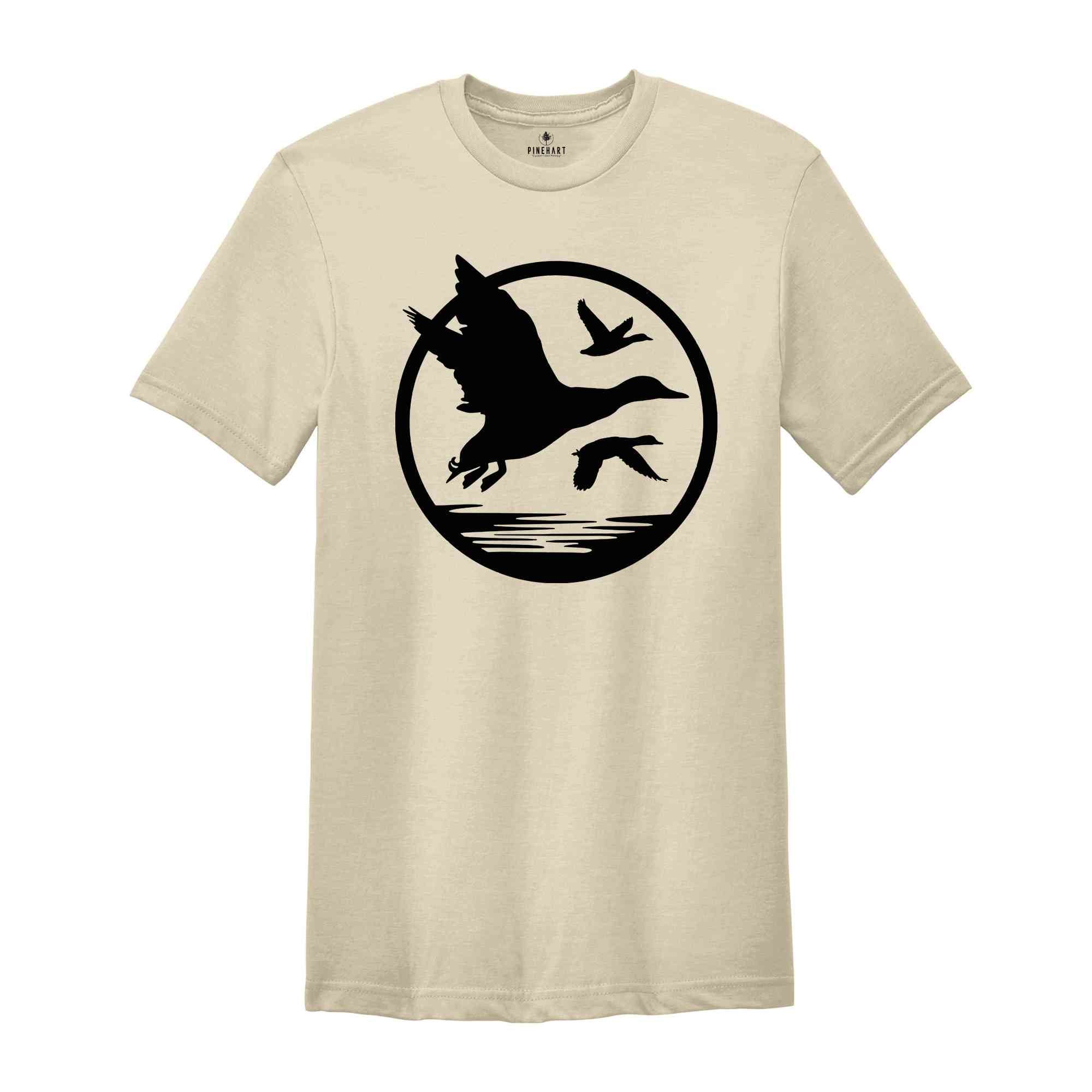 Flying Ducks Shirt, Flying Ducks T-Shirt, Duck Hunting Shirt, Cute Duck Shirt, Hunting Clothing, Duck Outfit, Nature Lover Tee