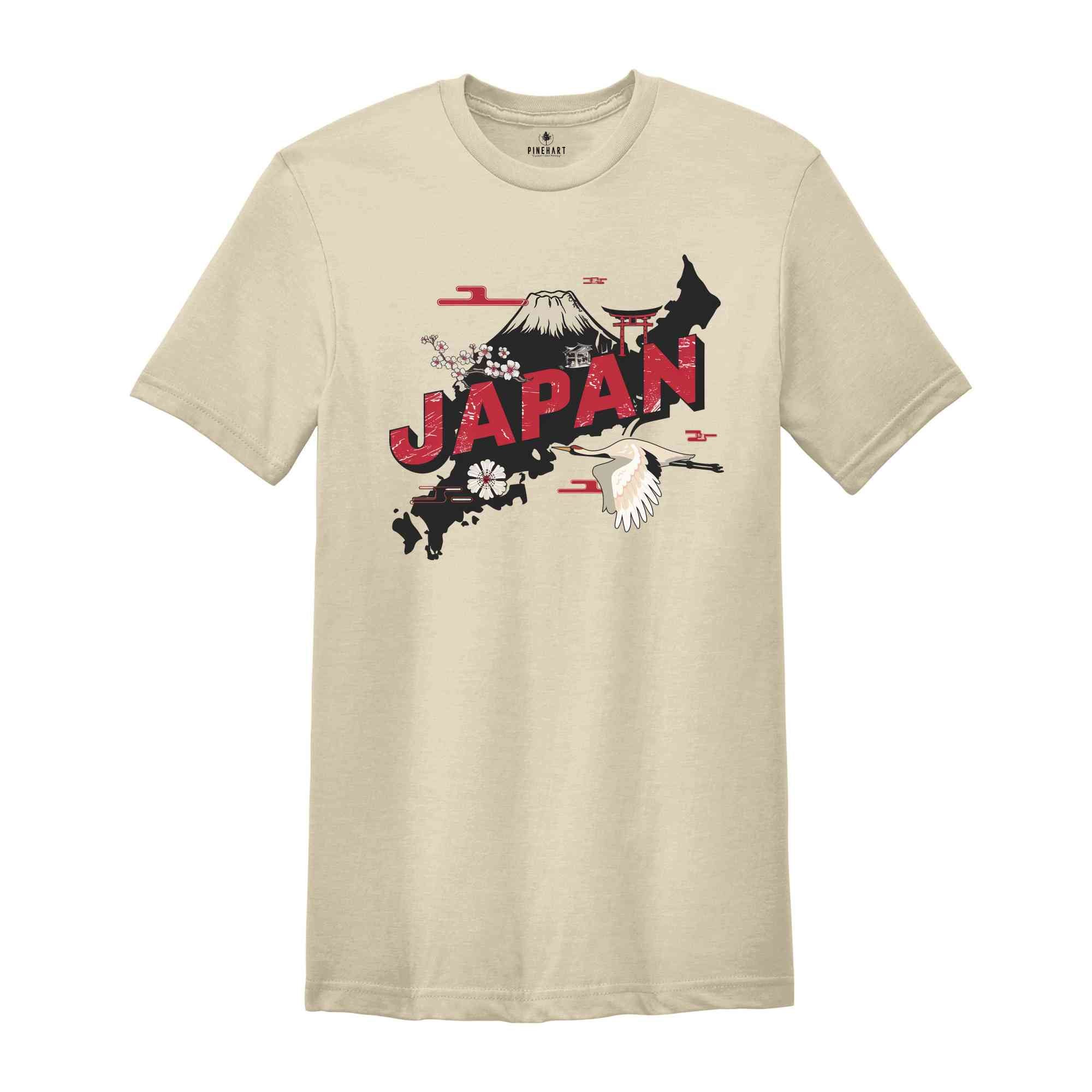 Retro Japan Shirt, Japan Travel Shirt, Country Travel Shirt, Shirt For Traveler, Travel Lover Gift, Travel Tee, Trip Shirt